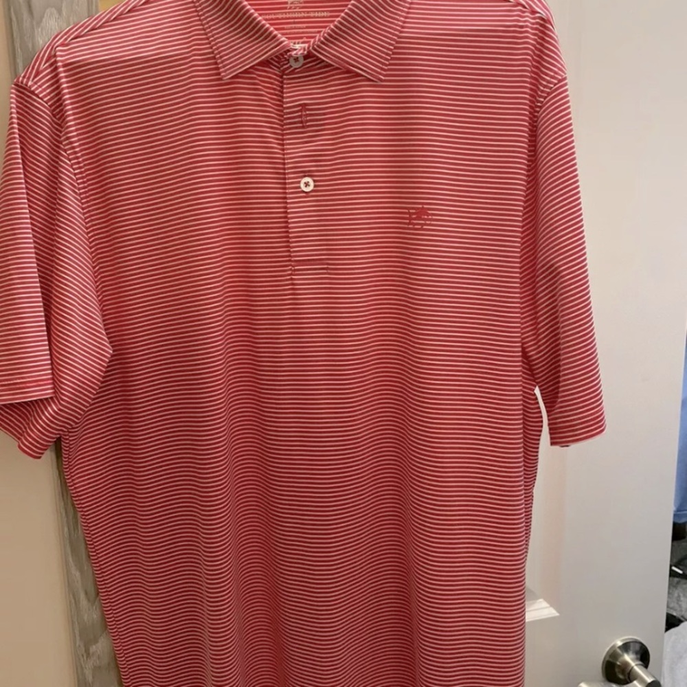 Southern tide men’s brrr driver striped polo